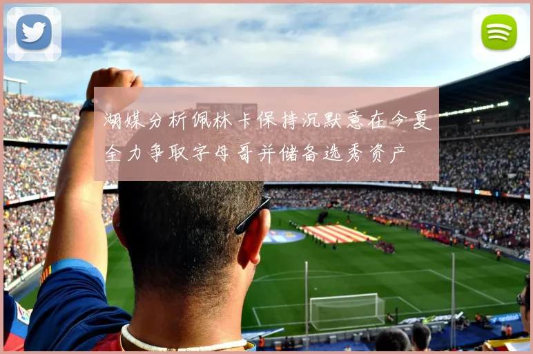 湖媒分析佩林卡保持沉默意在今夏全力争取字母哥并储备选秀资产